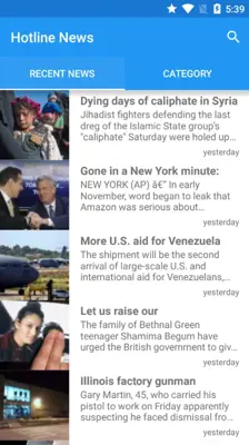 Hotline News android App screenshot 2